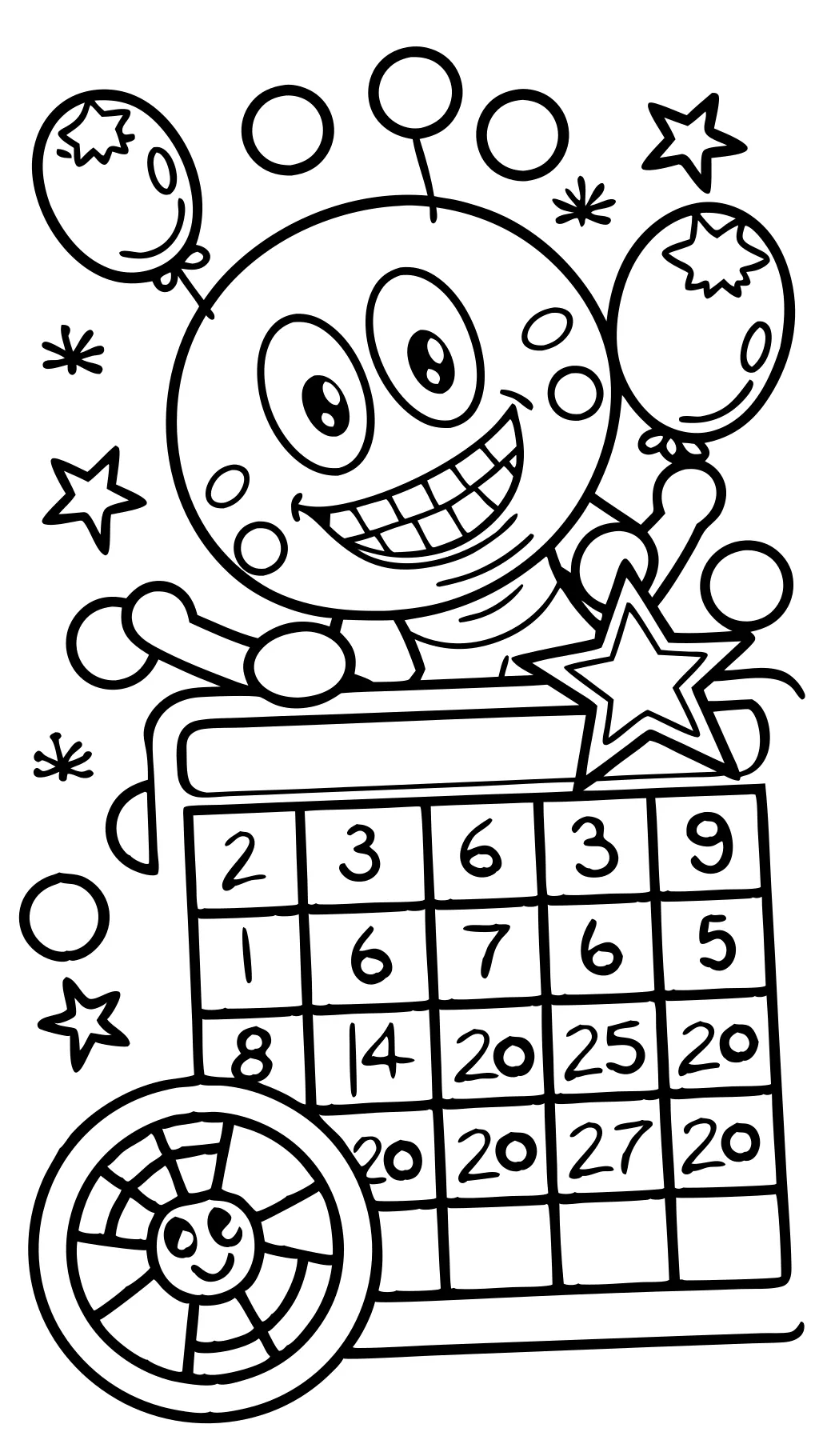 bingo coloring pages